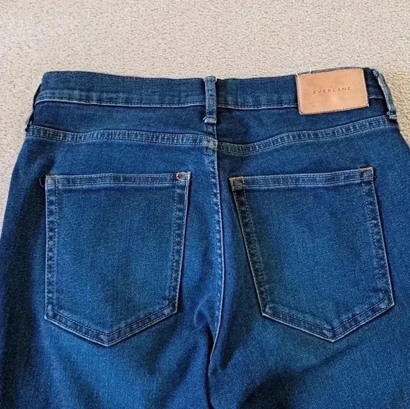 Everlane Mid Rise Skinny Jeans Blue Women's Size 27 Ankle Length Denim - Picture 11 of 14